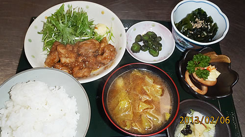 鶏の中華風葱ソースと烏賊の煮物 鶏の中華風葱ソースと烏賊の煮物