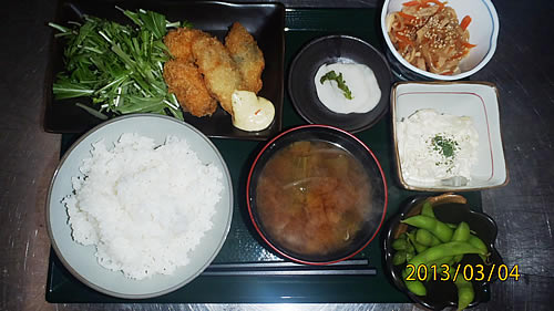 石巻産牡蠣フライと帆立のマヨネーズサラダ 石巻産牡蠣フライと帆立のマヨネーズサラダ